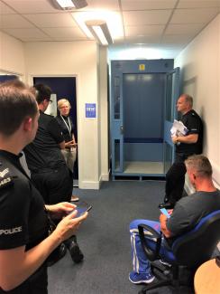 Police installation using free space Police installation using free space